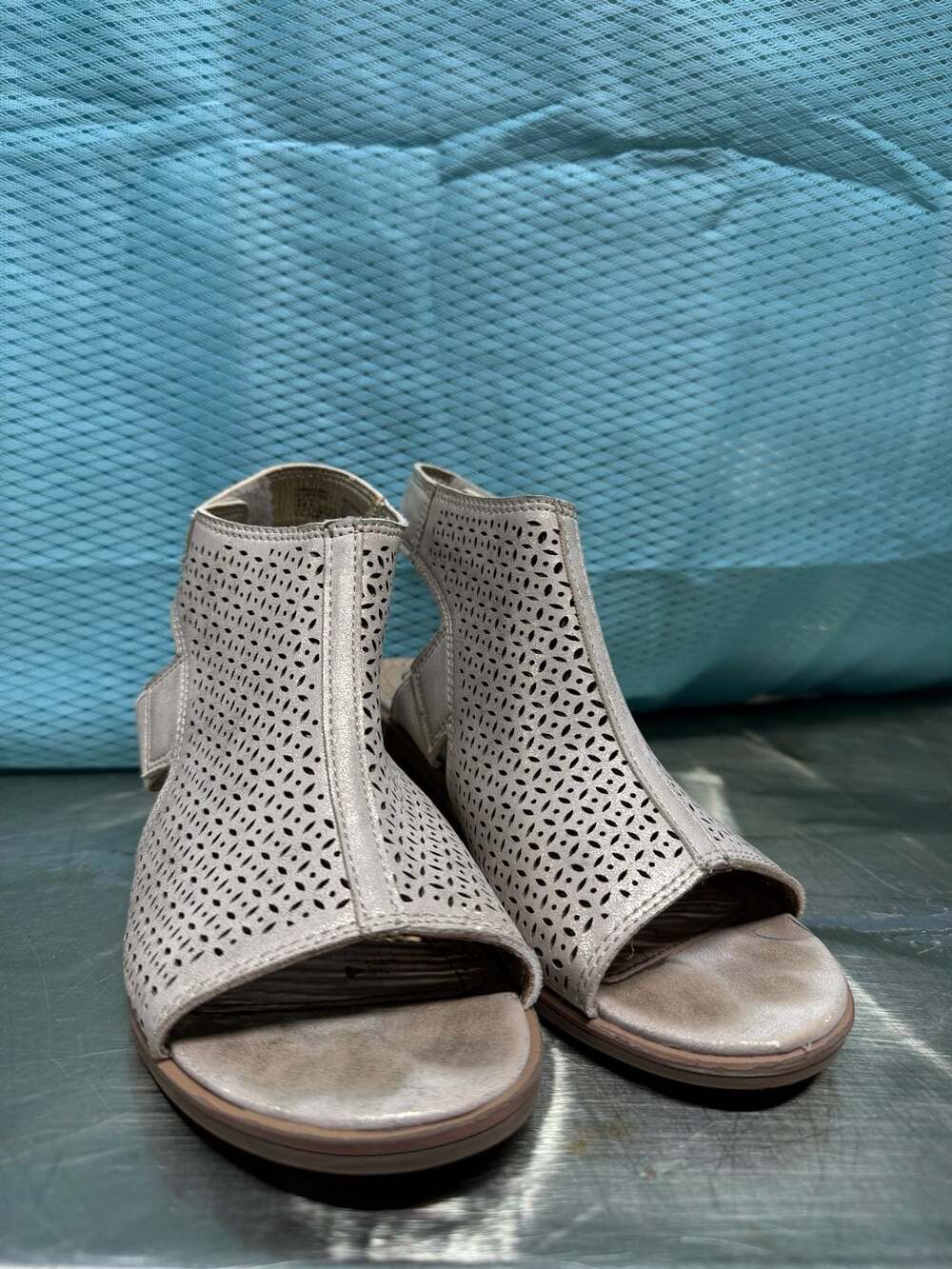 Wonder Nation Perforated Wedge Sandals